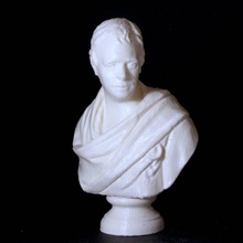 Walter Scott escanear busto hombre 3d print model - Mito3D
