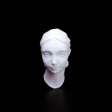 head girl id scan woman 3d print model - Mito3D