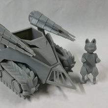 canavar avcı meownzer tank model z oyuncaklar oyunlar avcısı Palico zinogre 3d print model - Mito3D