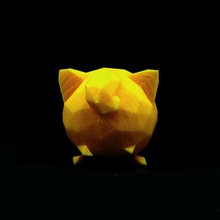 poli jigglypuff fan art pokemon lowpoly 3d print model - Mito3D