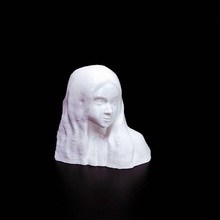 cabeza niña escanear busto mujer 3d print model - Mito3D