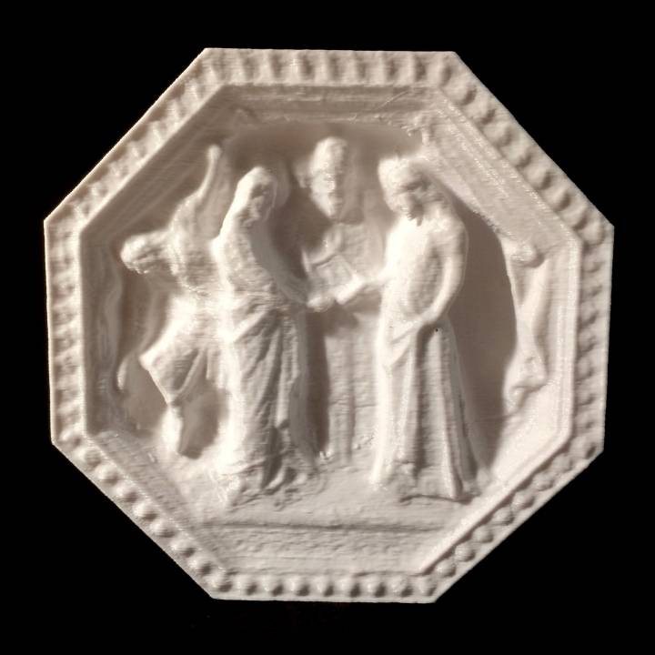 relief orsanmichele tabernacle scan ancient architecture religion 3D print model - Mito3D