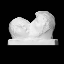 bacio scansione viso uomo moderno donna contemporaneo 3d print model - Mito3D