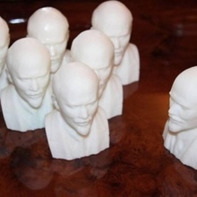 lenin - famous communist leader scan bust people sculpture russia communism ussr followtheleader 3d print model - Mito3D