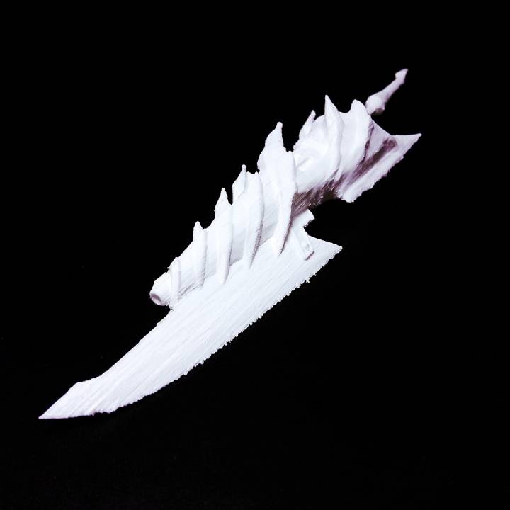 canavar avcı nesiller kesme Wyvern hayran Sanat avcısı ateşli silah Yanan kabeira glavenus 3D print model - Mito3D