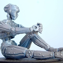 femmina umanoide robot giocattoli Giochi 3d print model - Mito3D