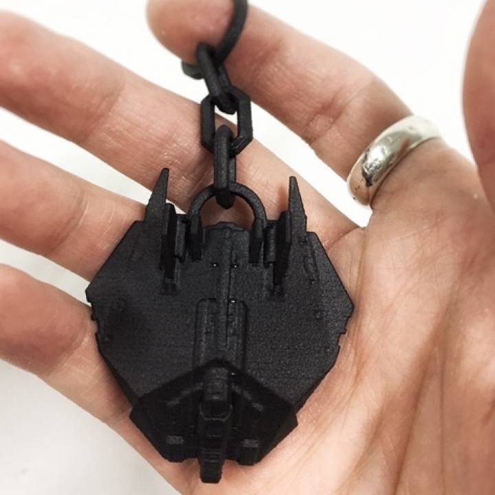 elite perigoso asp explorador personalizadas chaveiro jóias ficção científica espaço nave espacial scifi 3D print model - Mito3D