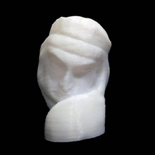 head jurate scan woman 3d print model - Mito3D