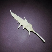 mh fu rathalos espada ventilador Arte cazador monstruos 3d print model - Mito3D