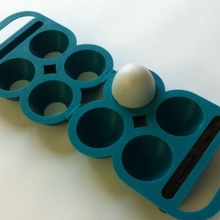 musicisti shaker uovo plettro Astuccio guaina formazione scolastica uova musicale 3d print model - Mito3D