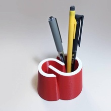 creative cloud pencil pot & garden adobe creativecloud pencilpot 3d print model - Mito3D