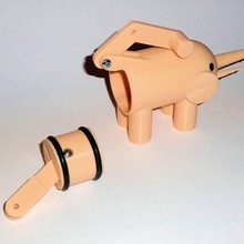 verano divertido juguetes juegos agua elefante 3d print model - Mito3D