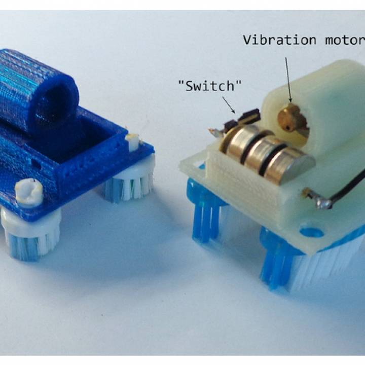 escova dente corredor aparelhos eletrônicos 3D print model - Mito3D