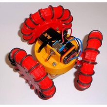 omniwheel robot piattaforma gadget elettronica 3d print model - Mito3D