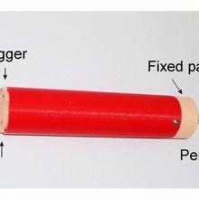 pencil launcher gadgets & electronics pencillauncher 3d print model - Mito3D