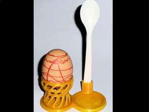 eggcupplus & garden cup egg eggcup 3d print model - Mito3D