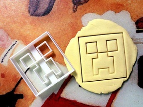 Minecraft rampicante testa biscotto taglierina giardino cookiecutter 3d print model - Mito3D