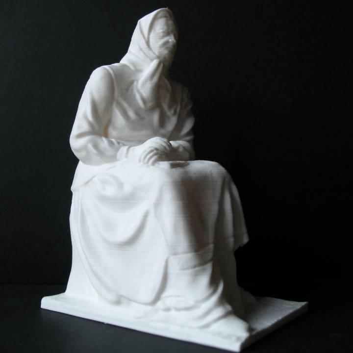writer zemaite scan woman fullbody 3D print model - Mito3D