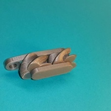 mini porte clés engrenages paradoxal jouets Jeux Conception 3D 3d print model - Mito3D