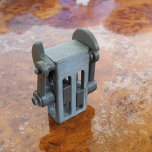 bielle manivelle - crank rod canisme toys & games keychain robotic mechanism 3d print model - Mito3D