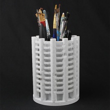 tubic pencil holder & garden pen penholder pencup 3d print model - Mito3D