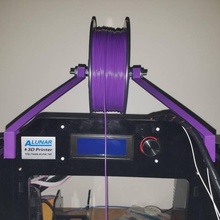 8 mm Cadre filament bobine titulaire soutien construire 3d imprimante accessoires DIY Imprimante 3D prusai3 a8 améliorer filet alunar 3d print model - Mito3D