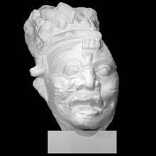 architectural feature head scan architecture statue 3d print model - Mito3D