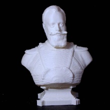 busto general Aleksander iii escanear hombre 3d print model - Mito3D