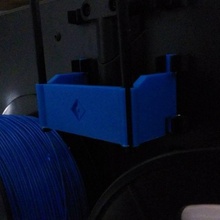 flashforge creator pro 2016 - filament tube holder build 3d printer 3d print model - Mito3D