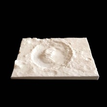 gale crater education space nasa 3dmodel eyesonthesolarsystem crater 3d print model - Mito3D