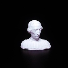 Vesika Miktar Della Luna taramak büst Countdellaluna 3d print model - Mito3D