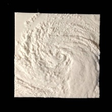 Hurrikan sandig Bildung Platz NASA 3D Modell Augen Solarsystem 3d print model - Mito3D