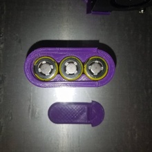 3 18650 bateria suporte jardim acessório vaporizar cigarro eletrônico ecig ecigarette cig 3d print model - Mito3D