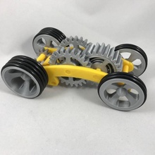 tabletop tri-mode spring motor rolling chassis toys & games windup springmotor rollingchassis 3d print model - Mito3D