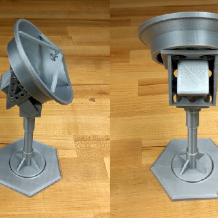 banda ka satélite Faro receptor educación espacio nasa modelo 3d astronave ojos sistema solar 3D print model - Mito3D