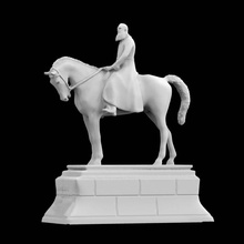 Leopoldo ii scansione statua Belgio re leopoldo 3d print model - Mito3D