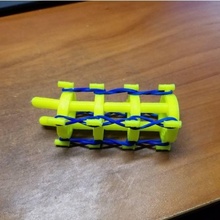 borracha banda cabo brinquedos jogos elástico cablechain 3d print model - Mito3D