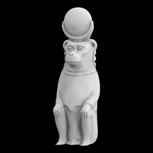 animals sarcophagus decoration - monkey scan animal fullbody 3d print model - Mito3D