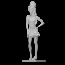 amy winehouse camden london fan art sculpture stone memorial singer amywinhouse 3d print model - Mito3D