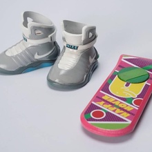 future nike sneakers air mag & hover board atom 3d printer fan art hoverboard backtothefuture airmag 3d print model - Mito3D