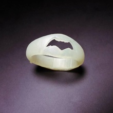 batman superhombre anillo joyería 3d print model - Mito3D
