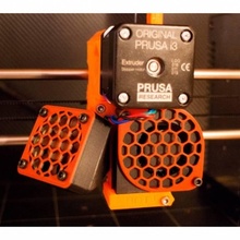 eğik adaptör Noctua Yükselt hayran + 2 kere örtmek inşa etmek 3 boyutlu yazıcı güzel ağızlık Prusa soğutma ızgara i3 kanal 3d print model - Mito3D