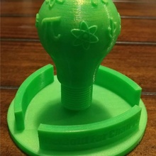 international women's day stem light bulb & garden lightbulb internationalwomen'sday beboldforchange 3d print model - Mito3D