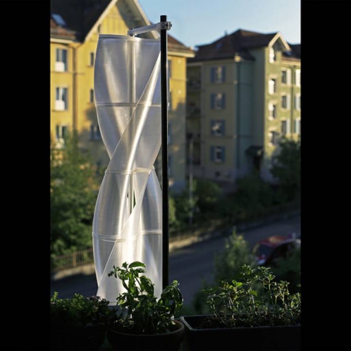 verticale vento turbina vawt gadget elettronica mulino catchthewind energie energia Generatore Savonius ugrinsky 3D print model - Mito3D