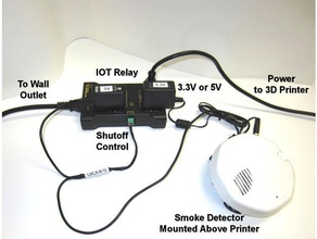 3 boyutlu yazıcı Emniyet kapat Sigara içmek detektör inşa etmek otomatik kapatma Güvenli emniyet ayırmak değiştirmek alarm 3d print model - Mito3D