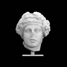 Kopf Dionysos Scan klassisch Mythologie römisch Frankreich Mougins 3d print model - Mito3D