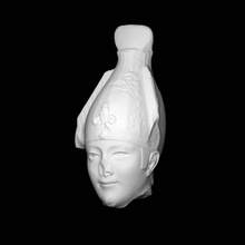 testa osiride scansione corona marmo imperatore caligola faraonico atef 3d print model - Mito3D