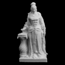 rainha charlotte escultura queen park londres scan bronze 18thcentury queencharlotte 3d print model - Mito3D