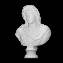 Roma mermer büst Alexander taramak harika baş Vesika Helios 3d print model - Mito3D