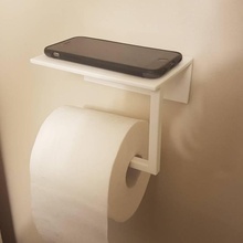 tuvalet kağıt telefon Kulp destek Bahçe kağıdı tutucusu 3d print model - Mito3D